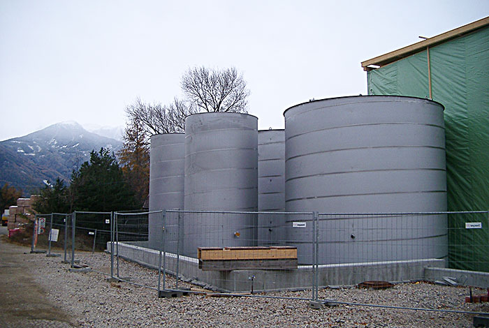 Storage tank after production