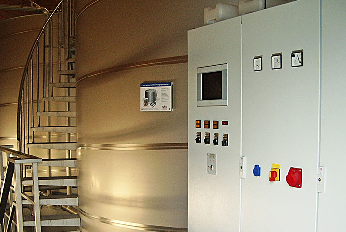Control system for a water supply