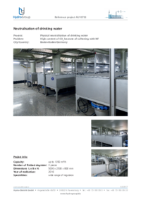 1350 m³/h - Physical neutralisation