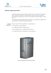 Hydroxy type oxygen generators