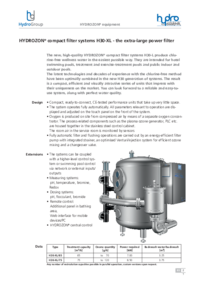 HYDROZON® compact systems H30-XL - the extra-large power filter