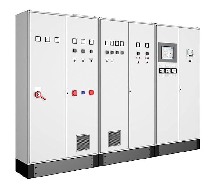 Symbolic representation of a control cabinet