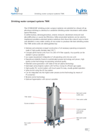 HYDROZON® drinking water compact systems TWK