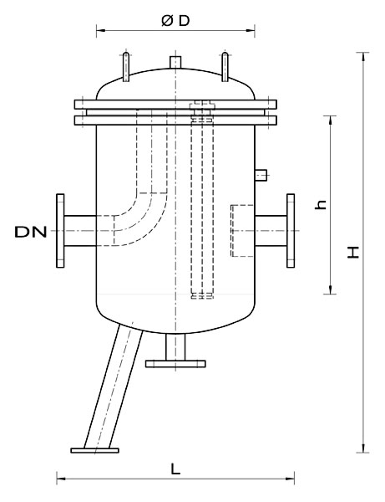Graphic cartridge filter