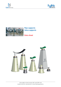 Data Sheet pipe supports and valve supports