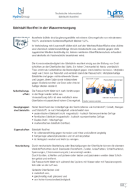 Edelstahl Rostfrei - Informationsblatt