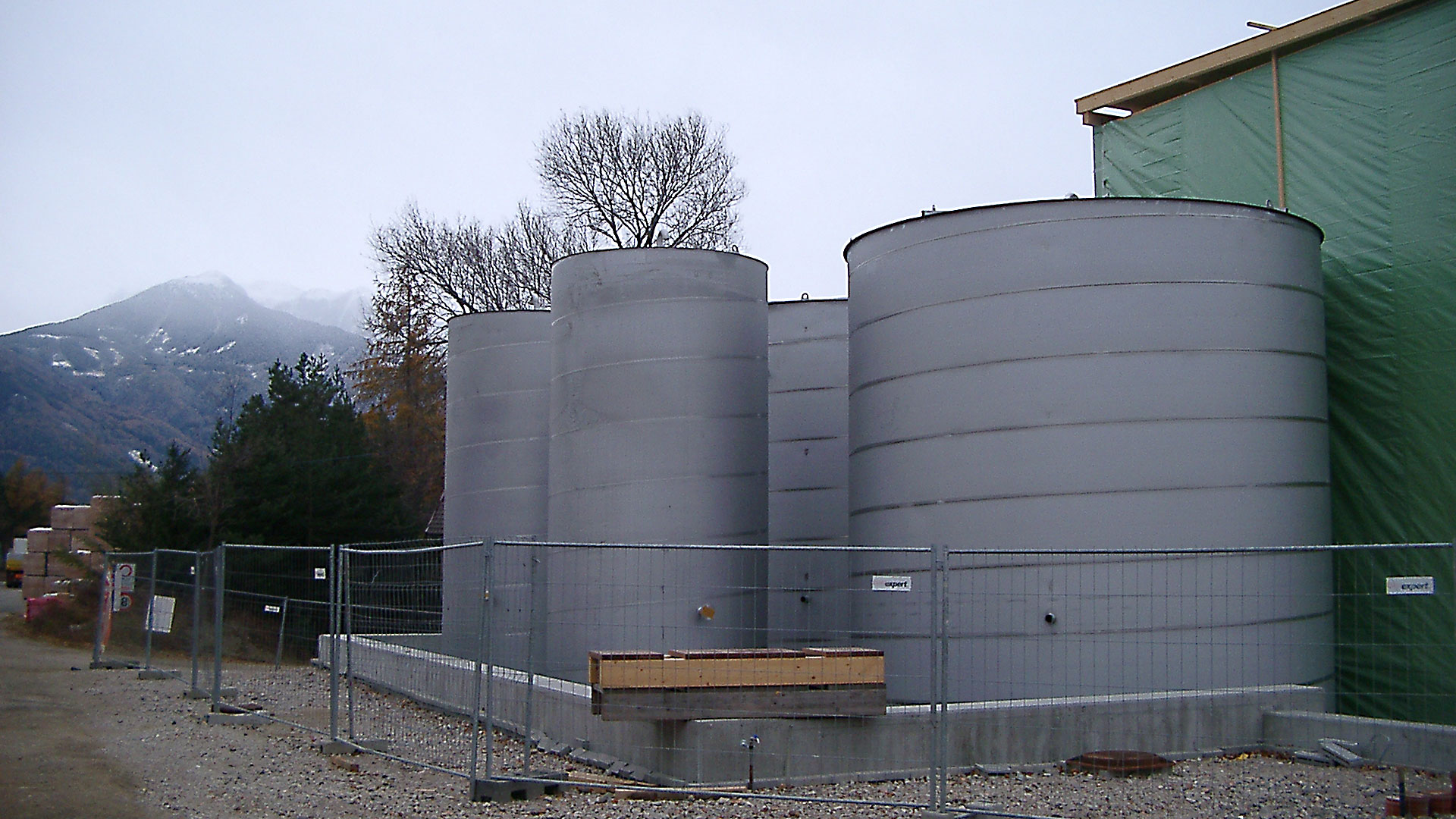 Storage tank after production