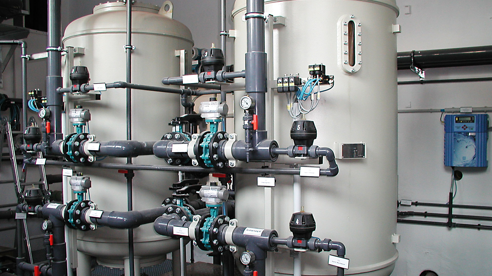 Partial demineralisation plant